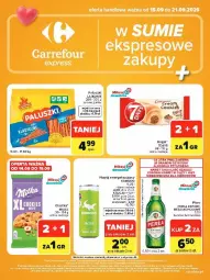 Gazetka promocyjna Carrefour - Gazetka Express w SUMIE ekspresowe zakupy - Gazetka - ważna od 21.09 do 21.09.2026 - strona 2 - produkty: Piwa, Piwo, Lajkonik, Por, Gra, Róża, Rogal, Napój