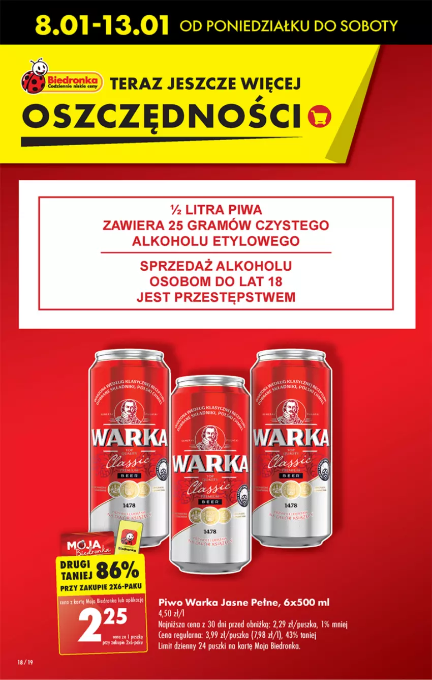 Gazetka promocyjna Biedronka - Od czwartku - ważna 11.01 do 17.01.2024 - strona 18 - produkty: Tera