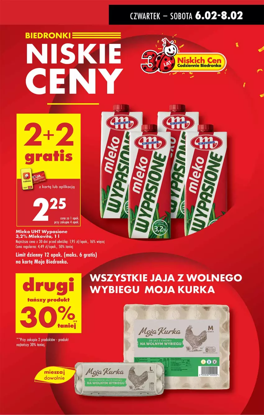 Gazetka promocyjna Biedronka - Od Czwartku - ważna 06.02 do 12.02.2025 - strona 3 - produkty: Gra, Jaja, Jaja z wolnego wybiegu, Mleko, Mlekovita