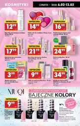 Gazetka promocyjna Biedronka - Od Czwartku - Gazetka - ważna od 12.02 do 12.02.2025 - strona 51 - produkty: Woda perfumowana, Makijaż, Bruno Banani, Gin, Eveline, Błyszczyk do ust, Perfum, Korektor do twarzy, Woda, Maska, Niuqi, Lakier