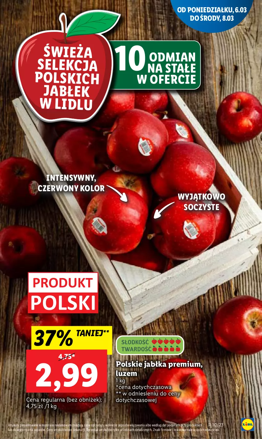 Gazetka promocyjna Lidl - GAZETKA - ważna 06.03 do 08.03.2023 - strona 23 - produkty: Jabłka