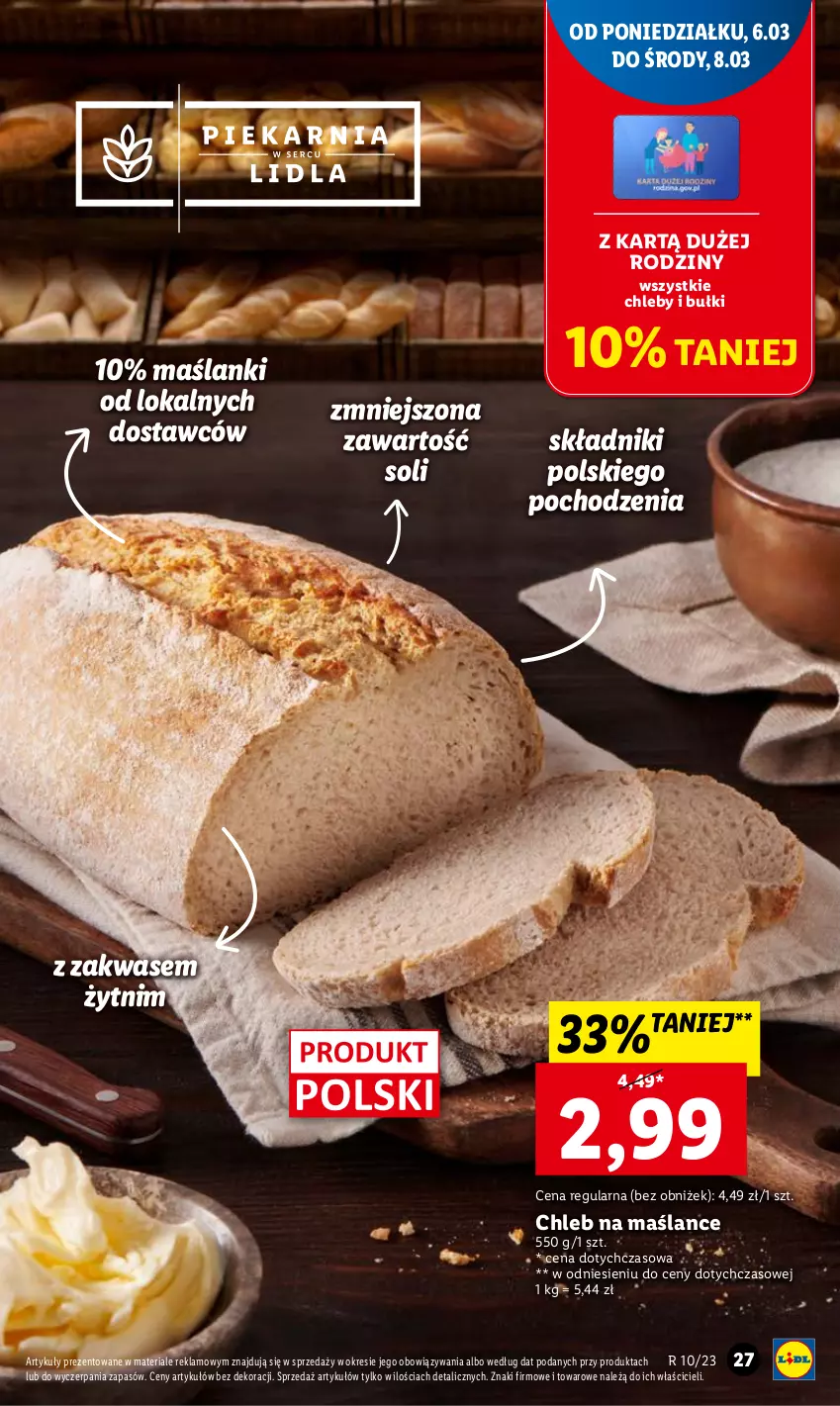 Gazetka promocyjna Lidl - GAZETKA - ważna 06.03 do 08.03.2023 - strona 31 - produkty: Chleb, Lanki