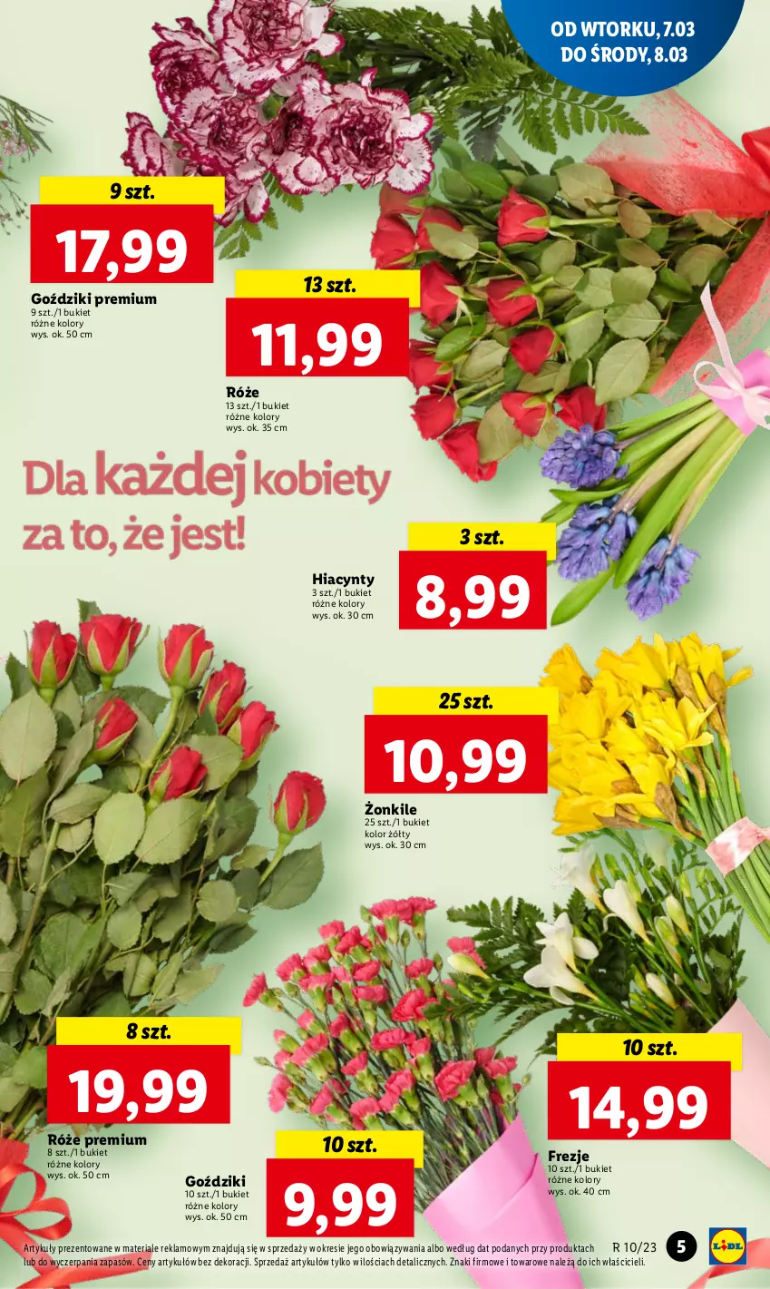 Gazetka promocyjna Lidl - GAZETKA - ważna 06.03 do 08.03.2023 - strona 5 - produkty: Bukiet, Hiacynt