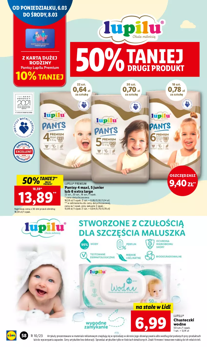 Gazetka promocyjna Lidl - GAZETKA - ważna 06.03 do 08.03.2023 - strona 64 - produkty: Chleb, Chusteczki