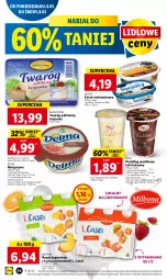 Gazetka promocyjna Lidl - GAZETKA - Gazetka - ważna od 08.03 do 08.03.2023 - strona 38 - produkty: Ser, Por, Twaróg, Jogurt, Napój jogurtowy, Serek, Pilos, Margaryna, Pudding, Twaróg półtłusty, Delma, Kakao, Napój