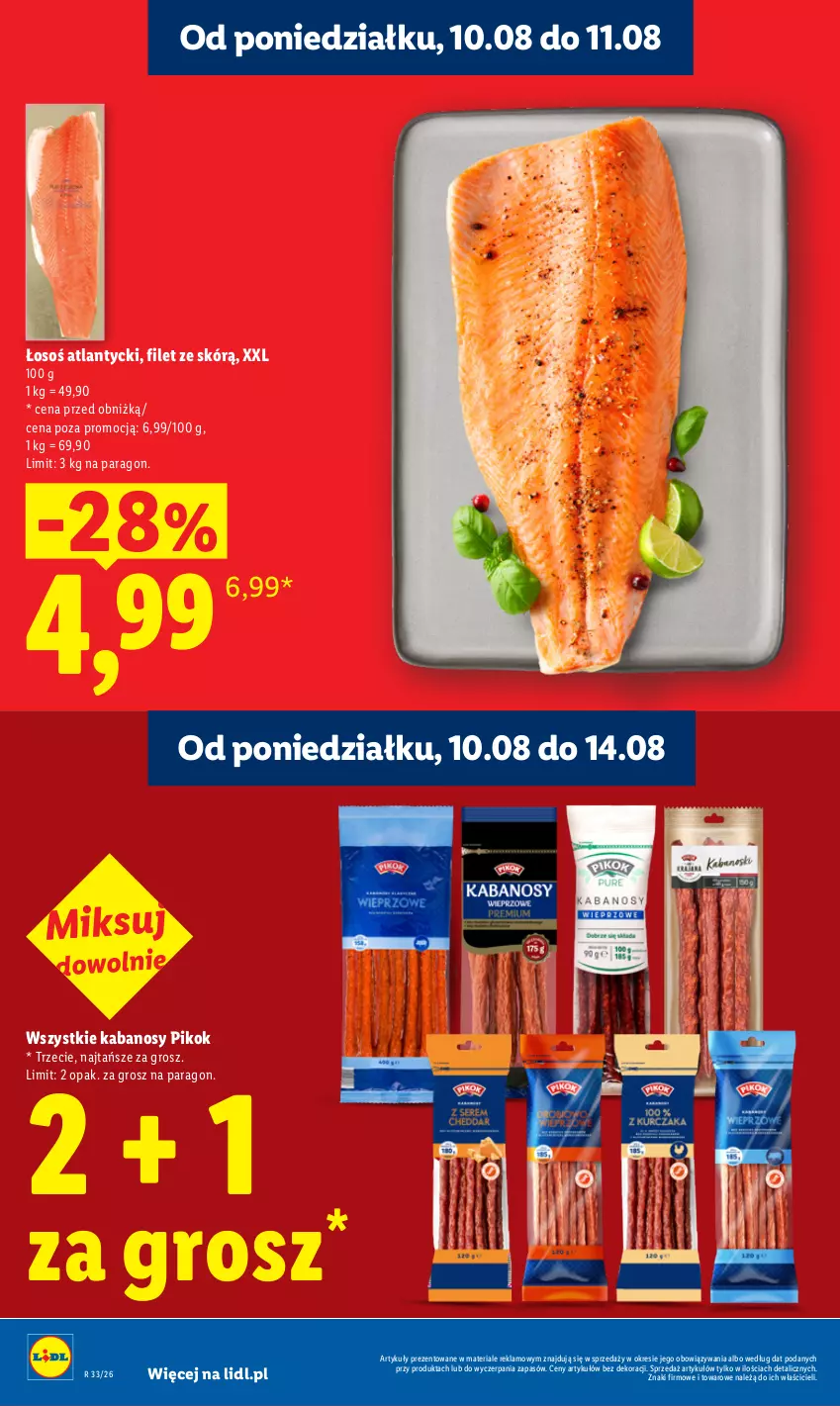 Gazetka promocyjna Lidl - Gazetka ważna od 10.08 do 11.08 - ważna 10.08 do 11.08.2026 - strona 18 - produkty: Kabanos, PIKOK