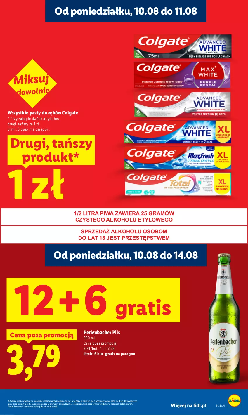 Gazetka promocyjna Lidl - Gazetka ważna od 10.08 do 11.08 - ważna 10.08 do 11.08.2026 - strona 29 - produkty: Colgate, Gra, LG, NBA, Piwa