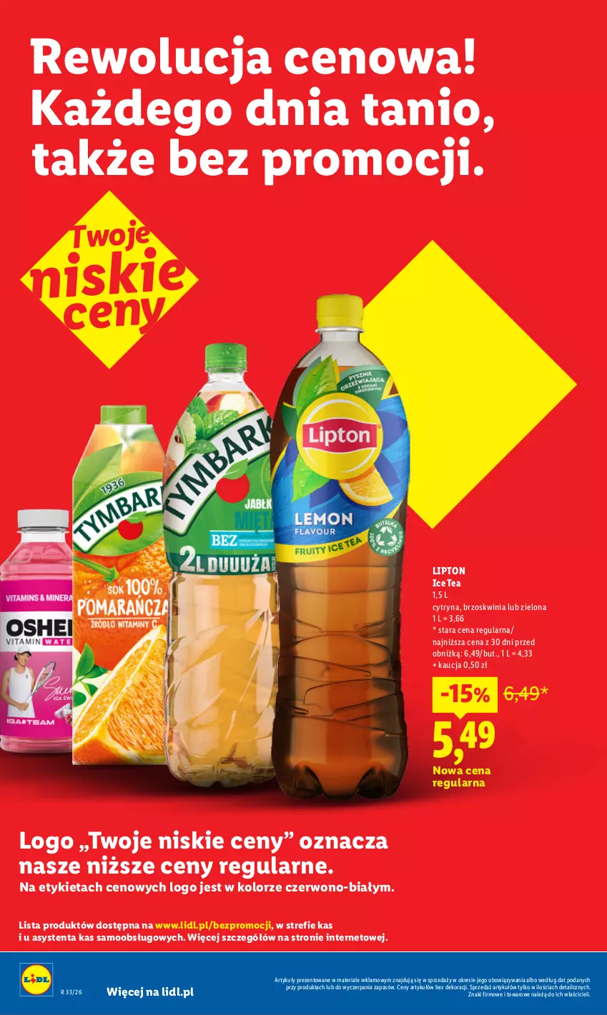 Gazetka promocyjna Lidl - Gazetka ważna od 10.08 do 11.08 - ważna 10.08 do 11.08.2026 - strona 32 - produkty: Ice tea, Lipton