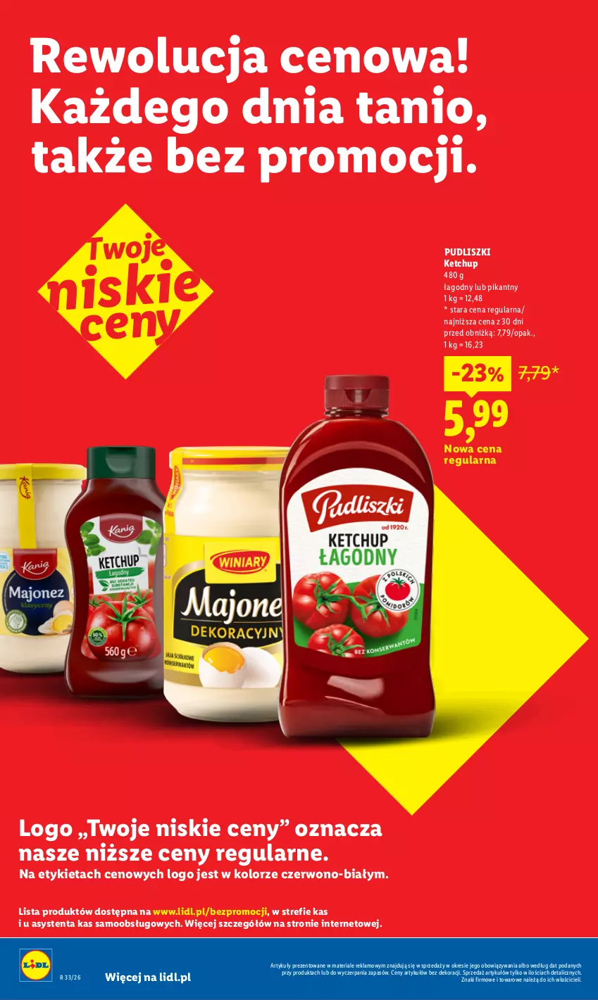 Gazetka promocyjna Lidl - Gazetka ważna od 10.08 do 11.08 - ważna 10.08 do 11.08.2026 - strona 34 - produkty: Ketchup, Pudliszki