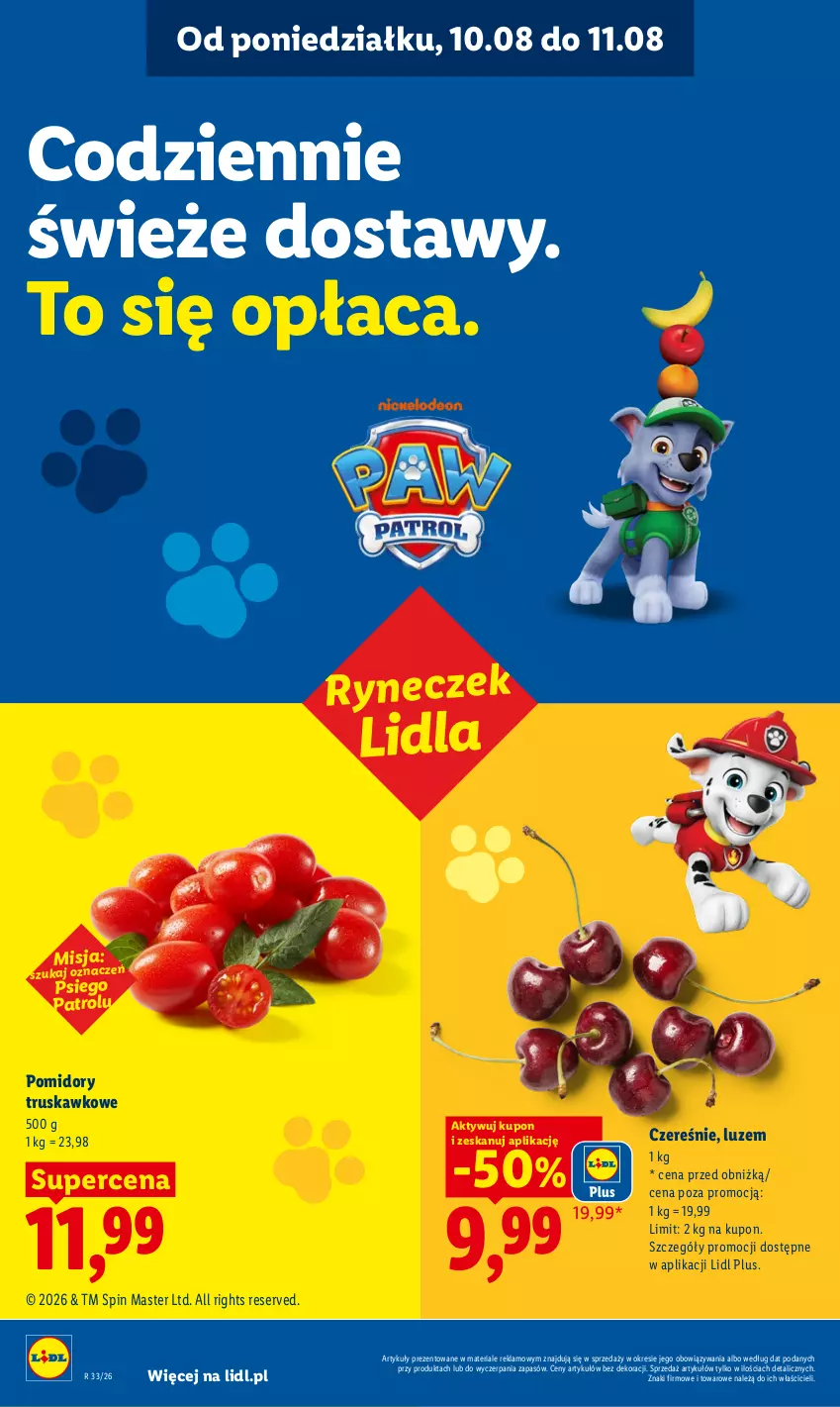 Gazetka promocyjna Lidl - Gazetka ważna od 10.08 do 11.08 - ważna 10.08 do 11.08.2026 - strona 44 - produkty: Pomidory, Ser