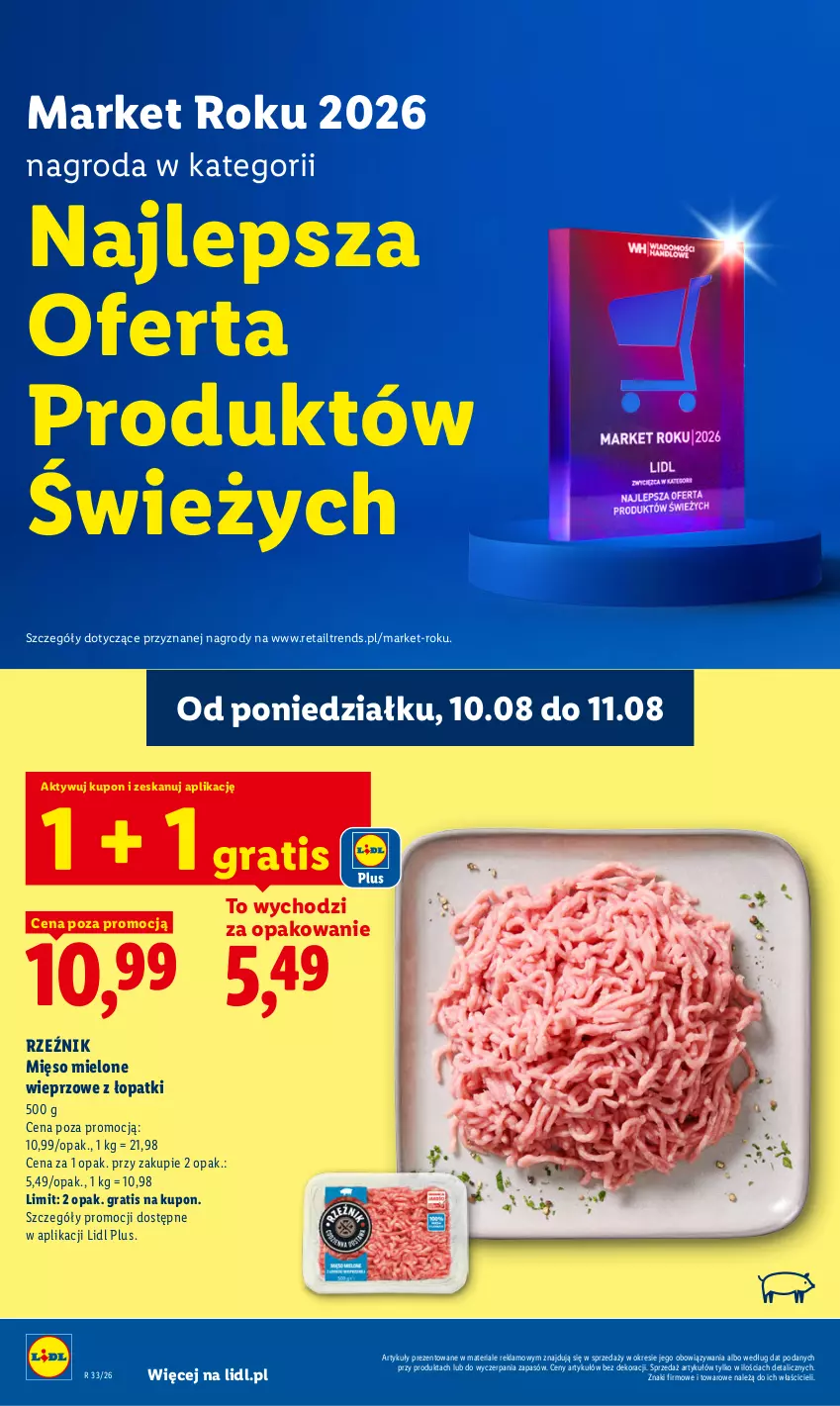 Gazetka promocyjna Lidl - Gazetka ważna od 10.08 do 11.08 - ważna 10.08 do 11.08.2026 - strona 54 - produkty: Gra, Mięso, Mięso mielone