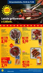 Gazetka promocyjna Lidl - Gazetka ważna od 10.08 do 11.08 - Gazetka - ważna od 11.08 do 11.08.2026 - strona 46 - produkty: Piec, Pur, Gra, PIKOK, Kaszanka, Grill, Kasza, Kiełbasa, Grafika, Kiełbasa śląska