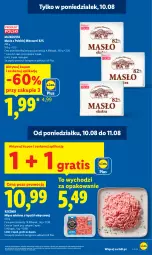 Gazetka promocyjna Lidl - Gazetka ważna od 10.08 do 11.08 - Gazetka - ważna od 11.08 do 11.08.2026 - strona 9 - produkty: Mięso mielone, Mięso mielone z łopatki wieprzowej, Gra, Mlekovita, Masło, Mięso, Mleko