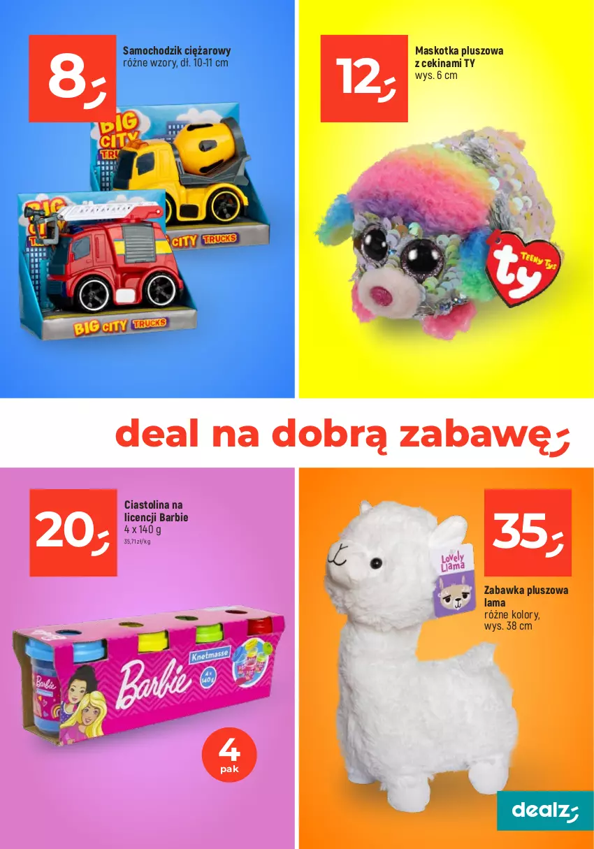 Gazetka promocyjna Dealz - MAKE A DEALZ - ważna 11.05 do 17.05.2023 - strona 19 - produkty: Barbie, Chodzik, Kontroler, Maskotka pluszowa, Zabawka