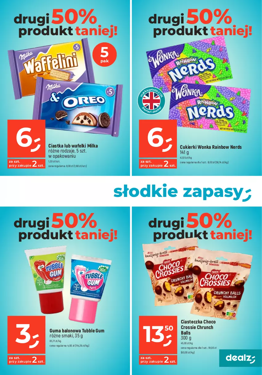 Gazetka promocyjna Dealz - MAKE A DEALZ - ważna 11.05 do 17.05.2023 - strona 9 - produkty: Ciastka, Cukier, Cukierki, Kinder, Milka