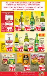 Gazetka promocyjna Kaufland - OFERTA TYGODNIA - Gazetka - ważna od 23.06 do 23.06.2021 - strona 14 - produkty: Piwa, Piwo, Piec, Koc, Gra, Namysłów, Chipsy, Heineken, Tyskie, Piwo jasne, Crunchips, Okocim