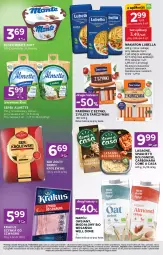 Gazetka promocyjna Stokrotka - Stokrotka Express - Gazetka - ważna od 11.03 do 11.03.2026 - strona 4 - produkty: Lubella, Makaron, Krakus, Warzywa, Ser, Gin, Gra, Bell, Parówki, Parówki z szynki, Szynka, Tarczyński, Serek, Spaghetti, Lasagne, Owoce, Bella, Napój, Mięso