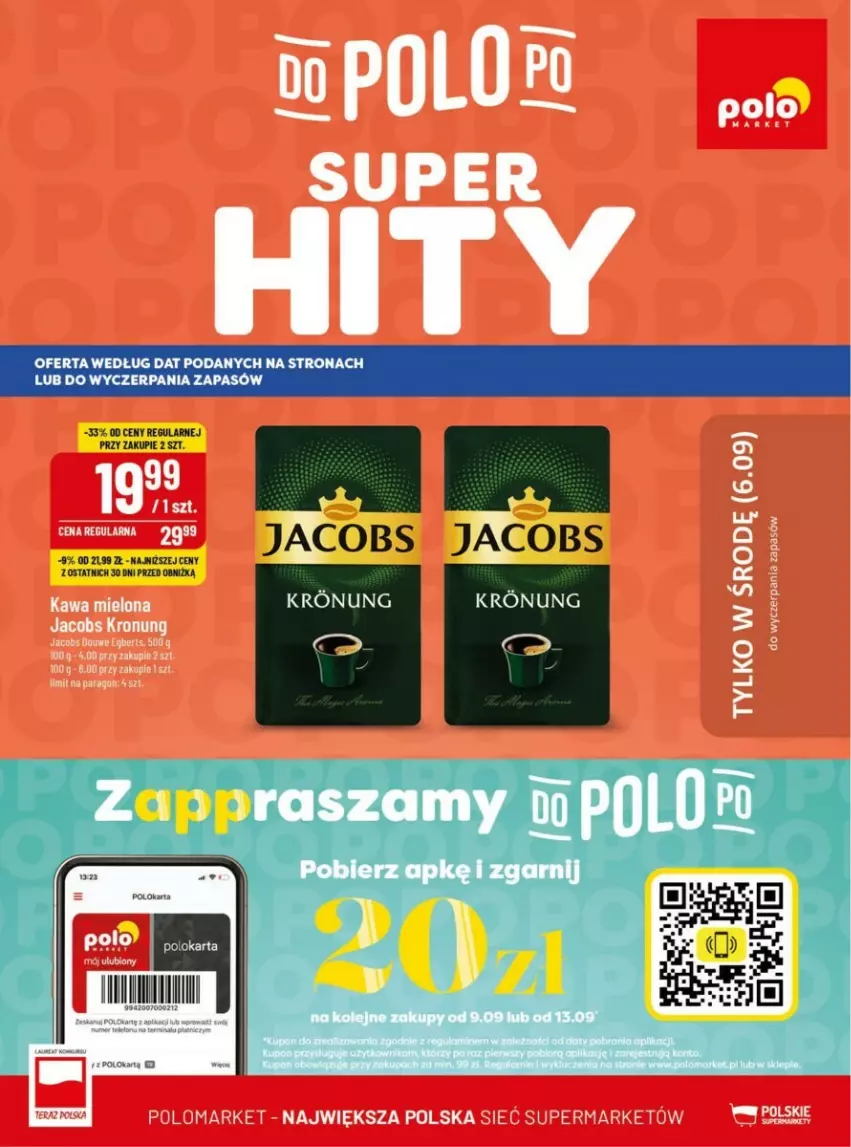 Gazetka promocyjna PoloMarket - ważna 06.09 do 12.09.2023 - strona 1 - produkty: Jacobs