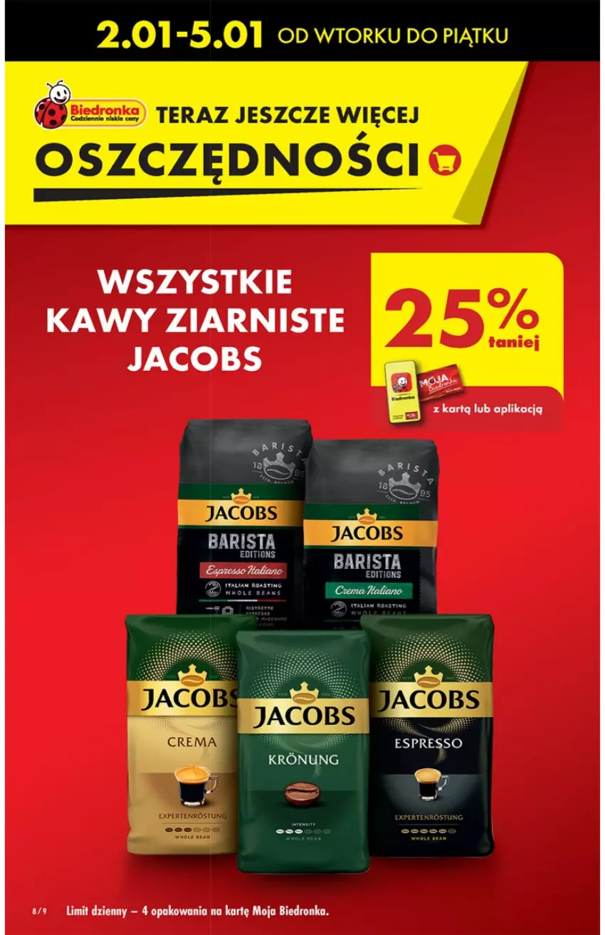 Gazetka promocyjna Biedronka - Od Czwartku - ważna 04.01 do 10.01.2024 - strona 8 - produkty: Jacobs, Tera