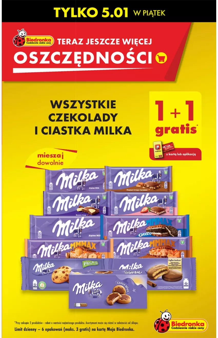 Gazetka promocyjna Biedronka - Od Czwartku - ważna 04.01 do 10.01.2024 - strona 9 - produkty: Ciastka, Gra, Milka