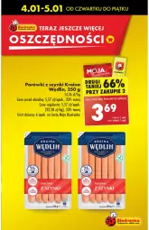 Gazetka promocyjna Biedronka - Od Czwartku - Gazetka - ważna od 10.01 do 10.01.2024 - strona 7 - produkty: Parówki, Parówki z szynki, Tera