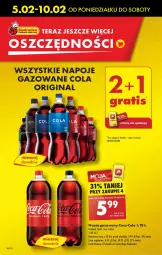 Gazetka promocyjna Biedronka - Od poniedzialku - Gazetka - ważna od 10.02 do 10.02.2024 - strona 14 - produkty: Gin, Coca-Cola, Napoje, Tera, Napój gazowany, Napój