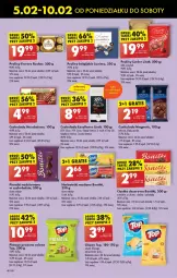 Gazetka promocyjna Biedronka - Od poniedzialku - Gazetka - ważna od 10.02 do 10.02.2024 - strona 50 - produkty: Pistacje, Piernik, Ciastka, Top, Ser, Gra, Praliny, Lindor, Chipsy, Bonitki, Ferrero Rocher, Herbatniki, Czekolada, Ferrero, Deser, Kakao, Lindt, LG