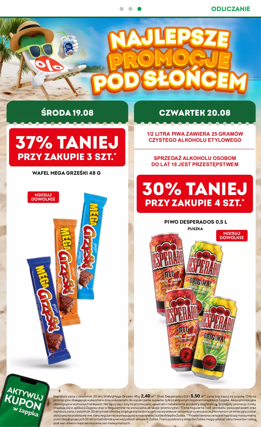 Gazetka promocyjna Żabka - gazetka-promocyjna-33-34-2026 - ważna 12.08 do 25.08.2026 - strona 2 - produkty: Desperados, Gra, Grześki, Piwa, Piwo