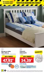 Gazetka promocyjna Lidl - GAZETKA - Gazetka - ważna od 26.06 do 26.06.2022 - strona 20 - produkty: Pościel, Poduszka dekoracyjna, Narzuta, Poduszka