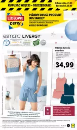 Gazetka promocyjna Lidl - GAZETKA - Gazetka - ważna od 26.06 do 26.06.2022 - strona 23 - produkty: Por, Moda, Piżama