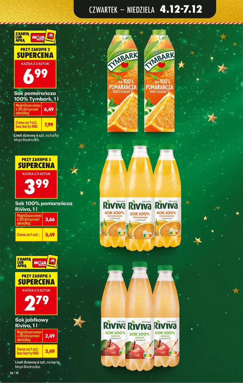 Gazetka promocyjna Biedronka - Od Czwartku - ważna 04.12 do 10.12.2025 - strona 20 - produkty: Sok, Sok jabłkowy