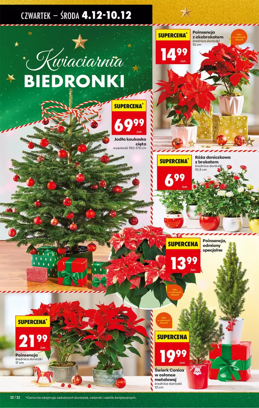 Gazetka promocyjna Biedronka - Od Czwartku - ważna 04.12 do 10.12.2025 - strona 24 - produkty: Kask, Róża, Sok