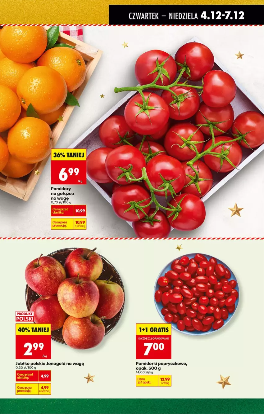 Gazetka promocyjna Biedronka - Od Czwartku - ważna 04.12 do 10.12.2025 - strona 27 - produkty: Jonagold, Pomidorki, Pomidory