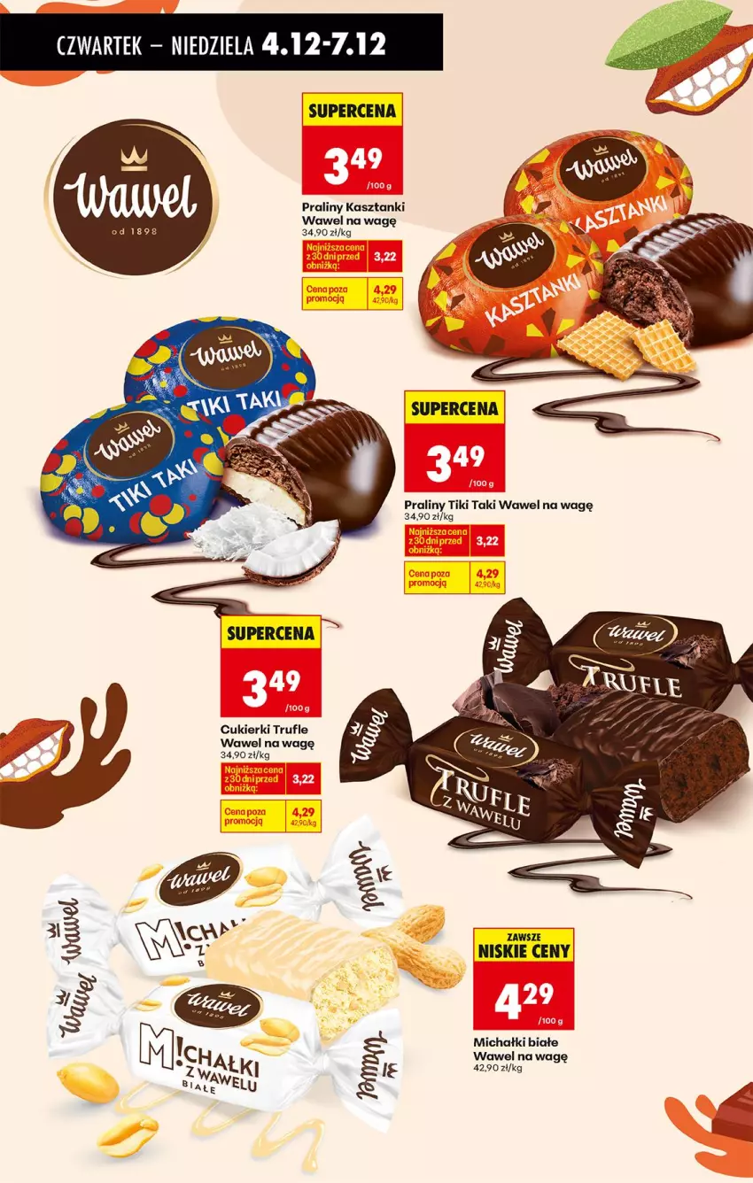 Gazetka promocyjna Biedronka - Od Czwartku - ważna 04.12 do 10.12.2025 - strona 65 - produkty: Cukier, Cukierki, Michałki, Praliny, Wawel