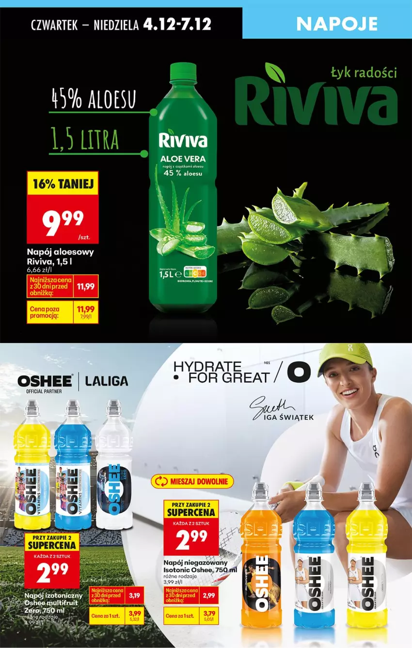 Gazetka promocyjna Biedronka - Od Czwartku - ważna 04.12 do 10.12.2025 - strona 70 - produkty: Aloe vera, Napój, Oshee