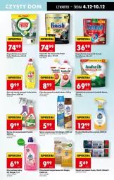 Gazetka promocyjna Biedronka - Od Czwartku - Gazetka - ważna od 10.12 do 10.12.2025 - strona 79 - produkty: Ludwik, Emulsja, Frosch, AEG, Do mycia naczyń, Spray do czyszczenia, Finish, Tablet, Worki na śmieci, Surf, Płyn do mycia naczyń, Parka, Somat, Chusteczki, Worki na śmiec, Fairy, Płyn do mycia, Zmywarki, Pronto, Tabletki do zmywarki, Fa