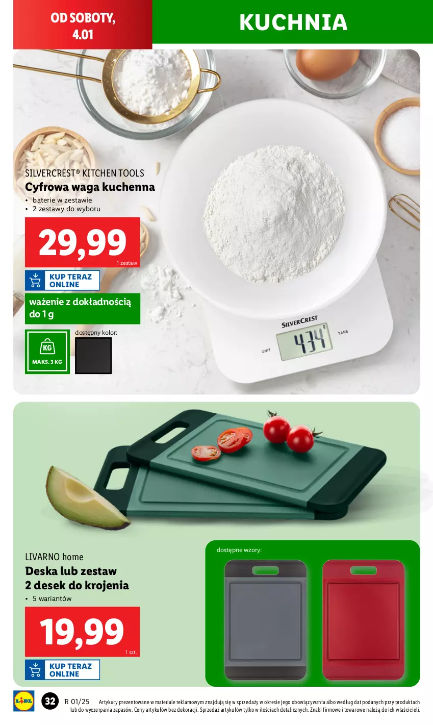 Gazetka promocyjna Lidl - GAZETKA - ważna 30.12.2024 do 04.01.2025 - strona 36 - produkty: Ivar, Kuchnia, Silvercrest, Waga