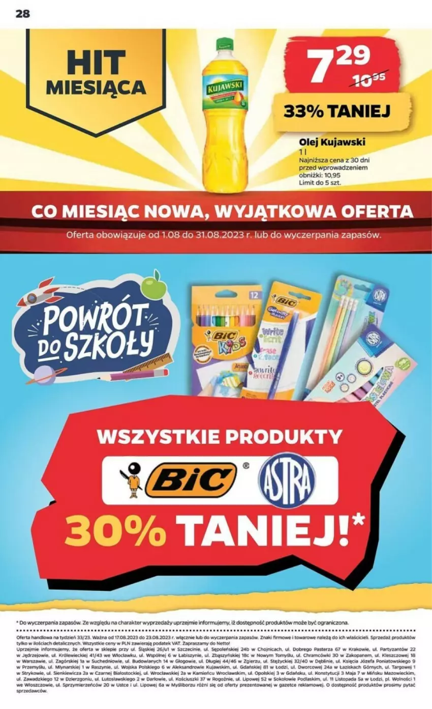 Gazetka promocyjna Netto - ważna 17.08 do 23.08.2023 - strona 2 - produkty: Fa, Gra, Kujawski, Olej, Podlaski, Rura, Stock, Top