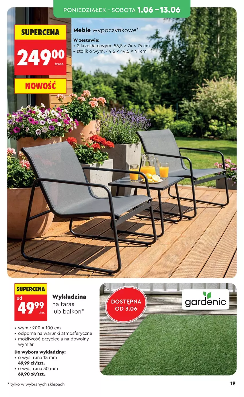 Gazetka promocyjna Biedronka - Okazje Tygodnia - ważna 30.05 do 13.06.2026 - strona 19 - produkty: Meble, Por, Stolik