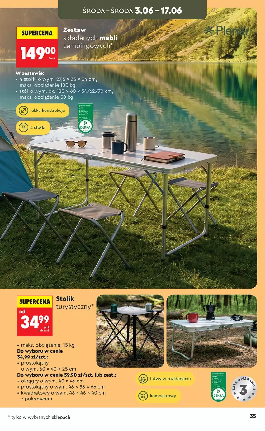 Gazetka promocyjna Biedronka - Okazje Tygodnia - ważna 30.05 do 13.06.2026 - strona 35 - produkty: Stolik