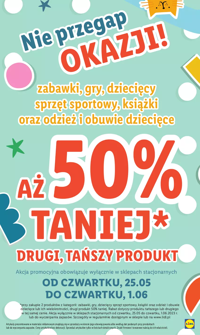 Gazetka promocyjna Lidl - GAZETKA - ważna 29.05 do 31.05.2023 - strona 25 - produkty: Dzieci, Gry, Obuwie, Por, Sport