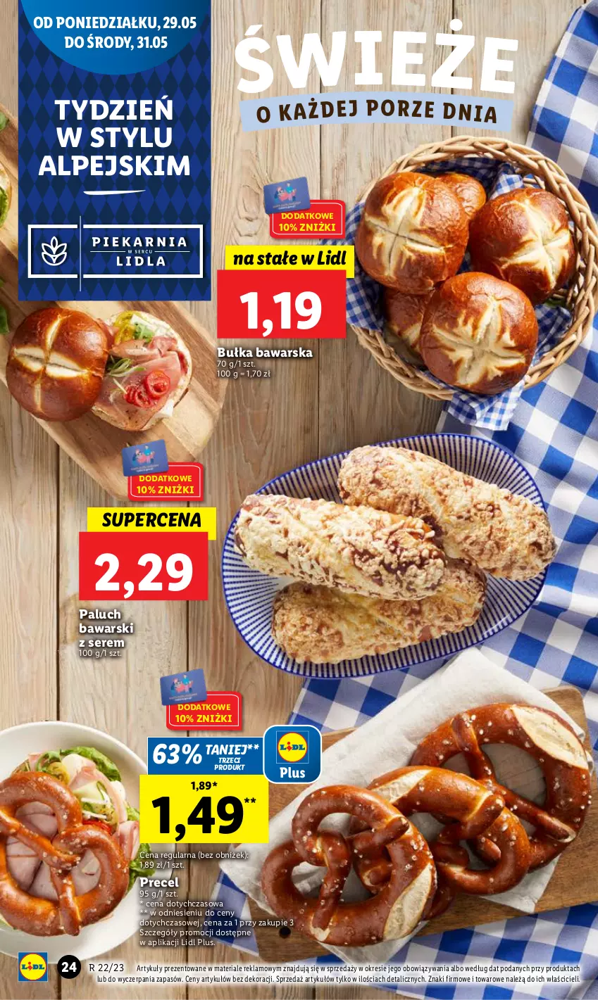 Gazetka promocyjna Lidl - GAZETKA - ważna 29.05 do 31.05.2023 - strona 38 - produkty: Bułka, Ser