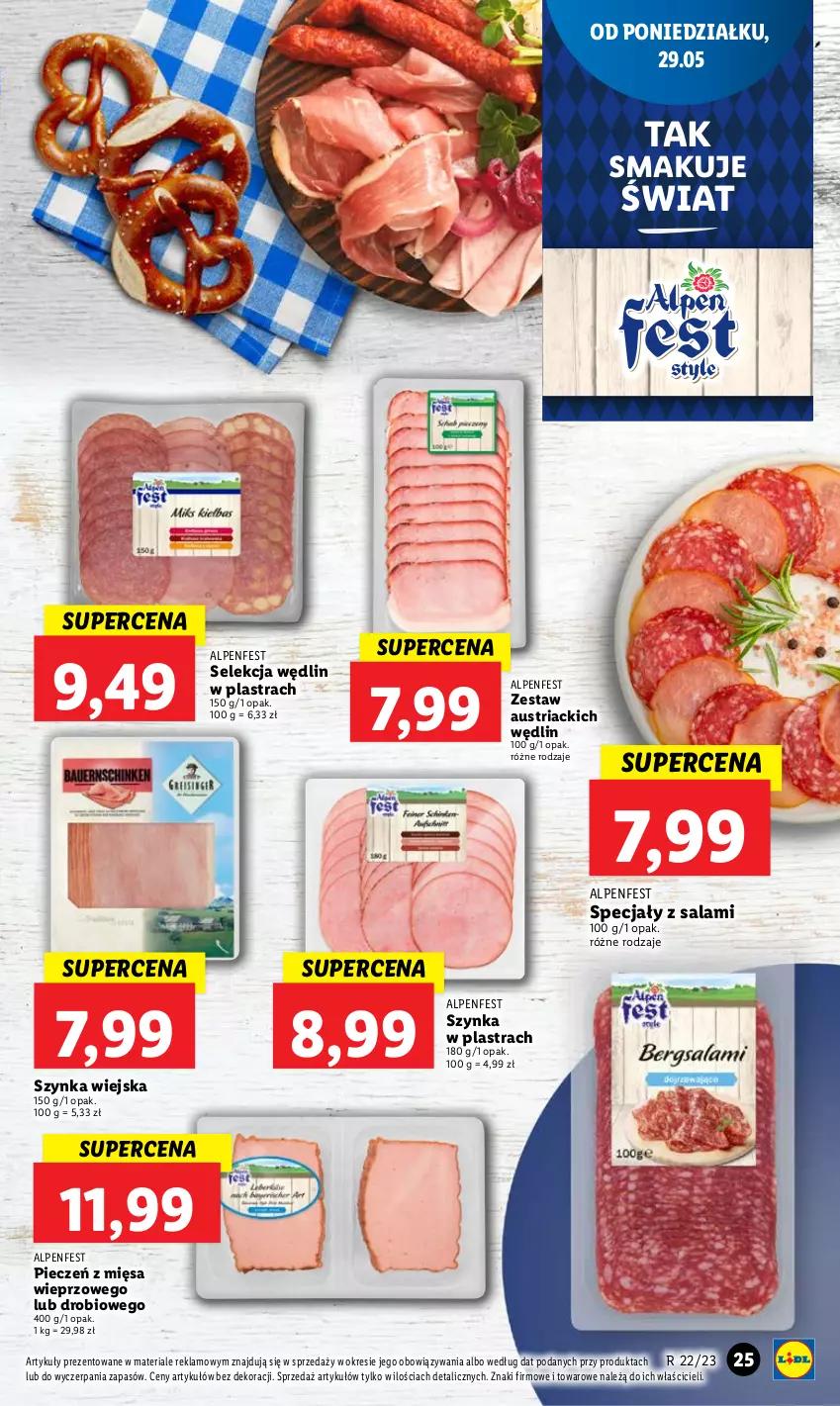 Gazetka promocyjna Lidl - GAZETKA - ważna 29.05 do 31.05.2023 - strona 39 - produkty: Piec, Salami, Szynka