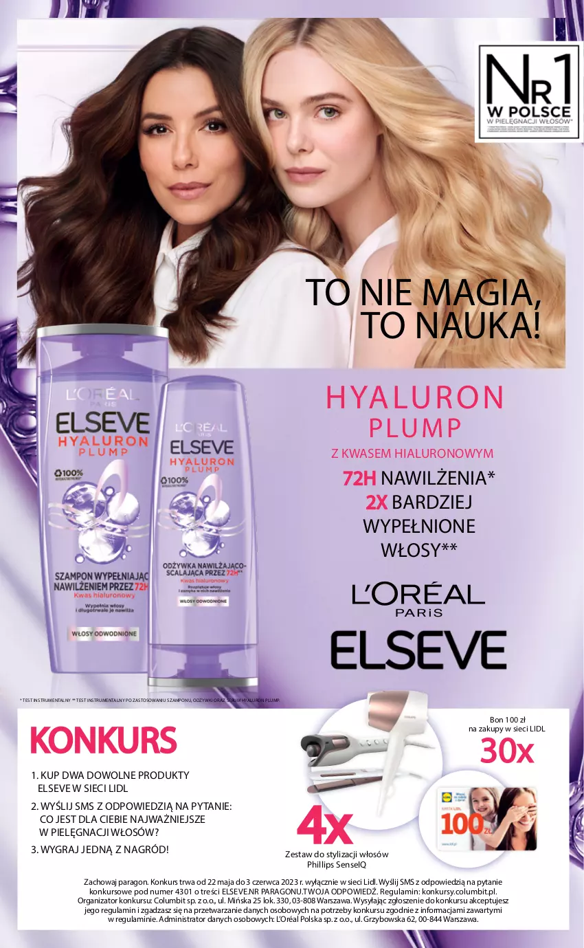 Gazetka promocyjna Lidl - GAZETKA - ważna 29.05 do 31.05.2023 - strona 55 - produkty: Elseve, Gra, L’Oréal, Rum, Ser, Serum, Szampon