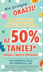Gazetka promocyjna Lidl - GAZETKA - Gazetka - ważna od 31.05 do 31.05.2023 - strona 25 - produkty: Por, Gry, Sport, Obuwie, Dzieci