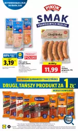 Gazetka promocyjna Lidl - GAZETKA - Gazetka - ważna od 31.05 do 31.05.2023 - strona 36 - produkty: Kurczak, Filet z piersi kurczaka, Tarczyński, PIKOK, Kiełbasa głogowska, Kabanos, Kiełbasa