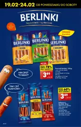 Gazetka promocyjna Biedronka - Od poniedzialku - Gazetka - ważna od 24.02 do 24.02.2024 - strona 32 - produkty: Kurczak, Ser, Pur, Parówki, Kabanos, Berlinki, Fa