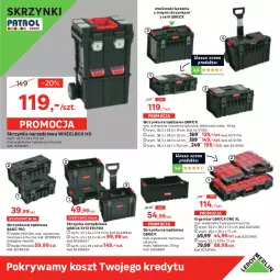 Gazetka promocyjna Leroy Merlin - Dla Fachowców i nie tylko - Gazetka - ważna od 08.05 do 08.05.2021 - strona 29 - produkty: Ser, Skrzynka narzędziowa, Organizer, Kosz, Kompresor olejowy, Pistolet, Waga, Olej, Pokrywa, Kompresor