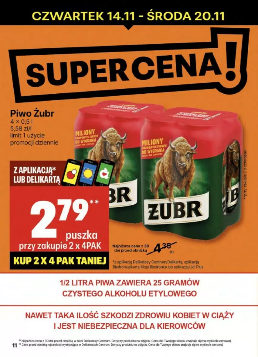 Gazetka promocyjna Delikatesy Centrum - ważna 14.11 do 20.11.2024 - strona 3 - produkty: Gra, HP, Piec, Piwa, Rum