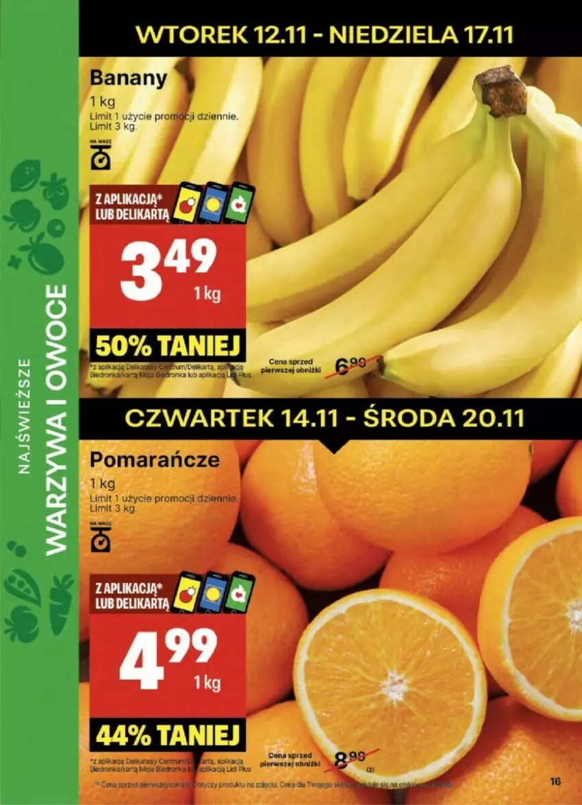 Gazetka promocyjna Delikatesy Centrum - ważna 14.11 do 20.11.2024 - strona 8 - produkty: Owoce